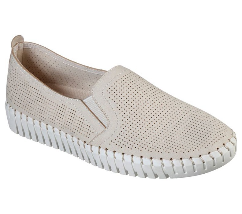 Skechers Sepulveda Blvd - Envelop - Womens Flats Shoes Beige [AU-RJ5923]